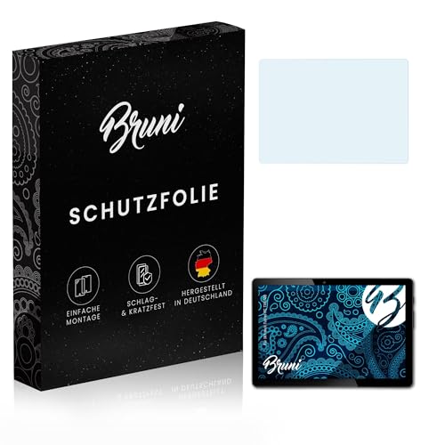 Bruni Schutzfolie kompatibel mit JAY-tech Tablet-PC TXE10D Folie, glasklare Displayschutzfolie (2X) von Bruni