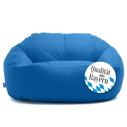 Bruni Lounge Sitzsack-Sofa in Blau – Indoor und Outdoor XXL Sitzsack-Lounge, Couch für 1-2 Personen von Bruni