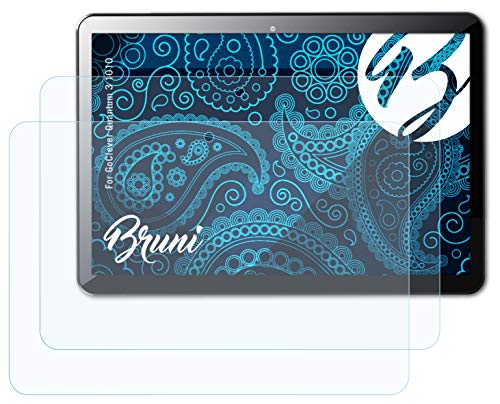 Bruni Schutzfolie kompatibel mit GoClever Quantum 3 1010 Folie, glasklare Displayschutzfolie (2X) von Bruni