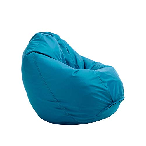 Bruni Sitzsack Classico L in Lichtblau – XL Sitzsack mit Innensack zum Lesen, Abnehmbarer Bezug, lebensmittelechte EPS-Perlen als Bean-Bag-Füllung, aus Deutschland von Bruni