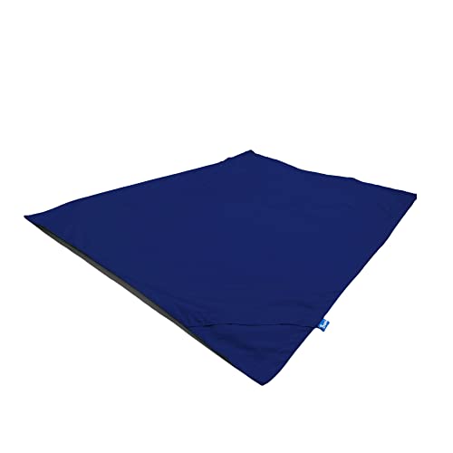 Bruni Sitzsack-Wechselhülle - Sitzsack-Bezug für alle rechteckigen 180 x 140 cm XXL-Sitzsäcke, Material wasserdicht, Indoor und Outdoor geeignet, extrem robust (königsblau) von Bruni