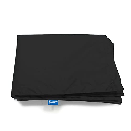 Bruni Sitzsack-Wechselhülle - Sitzsack-Bezug für alle rechteckigen 180 x 140 cm XXL-Sitzsäcke, Material wasserdicht, Indoor und Outdoor geeignet, extrem robust (schwarz) von Bruni