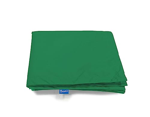 Bruni Sitzsack-Wechselhülle - Sitzsack-Bezug für alle rechteckigen 180 x 140 cm XXL-Sitzsäcke, Material wasserdicht, Indoor und Outdoor geeignet, extrem robust (tannengrün) von Bruni