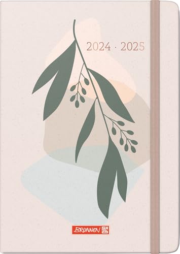 BRUNNEN Schülerkalender (2024/2025) „Mediterranean“, 2 Seiten = 1 Woche, A5, 208 Seiten, mehrfarbig von Brunnen
