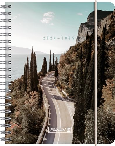 BRUNNEN Schülerkalender (2024/2025) „Roadtrip“, 2 Seiten = 1 Woche, A6, 208 Seiten, mehrfarbig von Brunnen