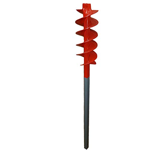 120mm Bohrkopf für Erdbohrer ohne Griff -VERLÄNGERBAR- auch als Brunnenbohrer, Handerdbohrer, Erdlochbohrer, Brunnenbohrgerät, Pflanzbohrer, Zaunbohrer, Pfahlbohrer UVM. einsetzbar ! Made in Germany von Brunnenandi