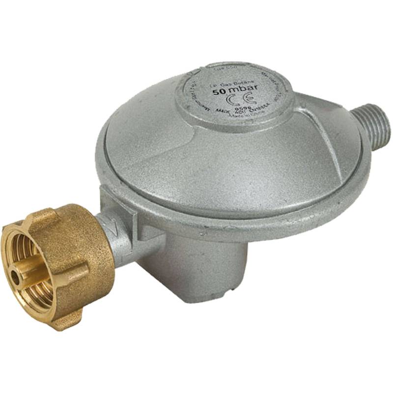 BRUNNER Gaskocher Gasregler Adapter GasReg D 1/4" L 50 mBar Camping Gas Regler von Brunner