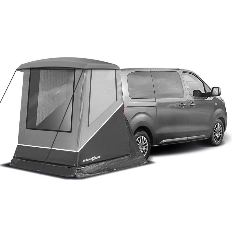 BRUNNER Heckzelt Escape Mini Camper Bus Vor Zelt SUV Auto Heck Klappe Camping von Brunner