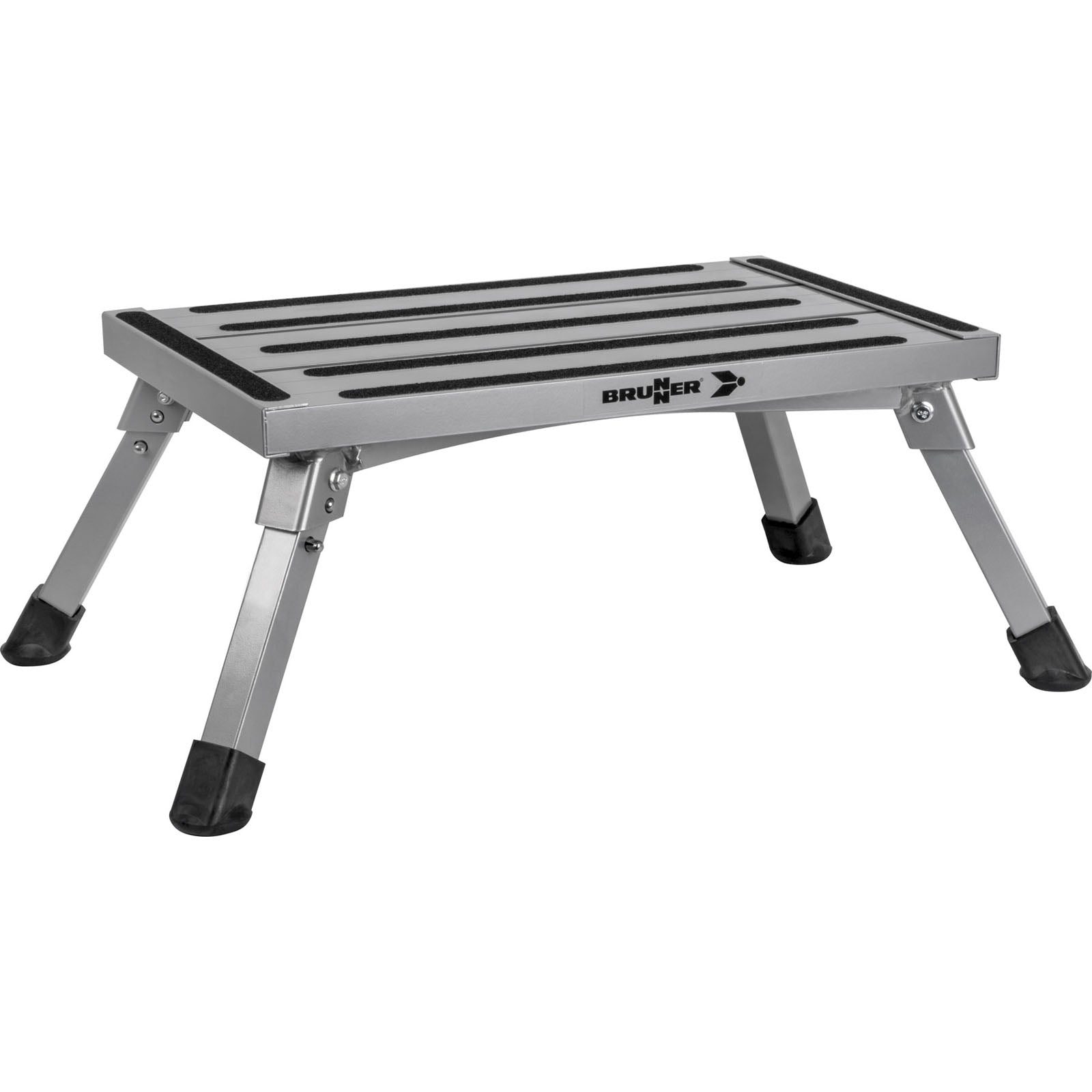 BRUNNER Klapptritt GoStep NG Wohnwagen Camping Einzel Tritt Stufe Antirutsch Alu von Brunner