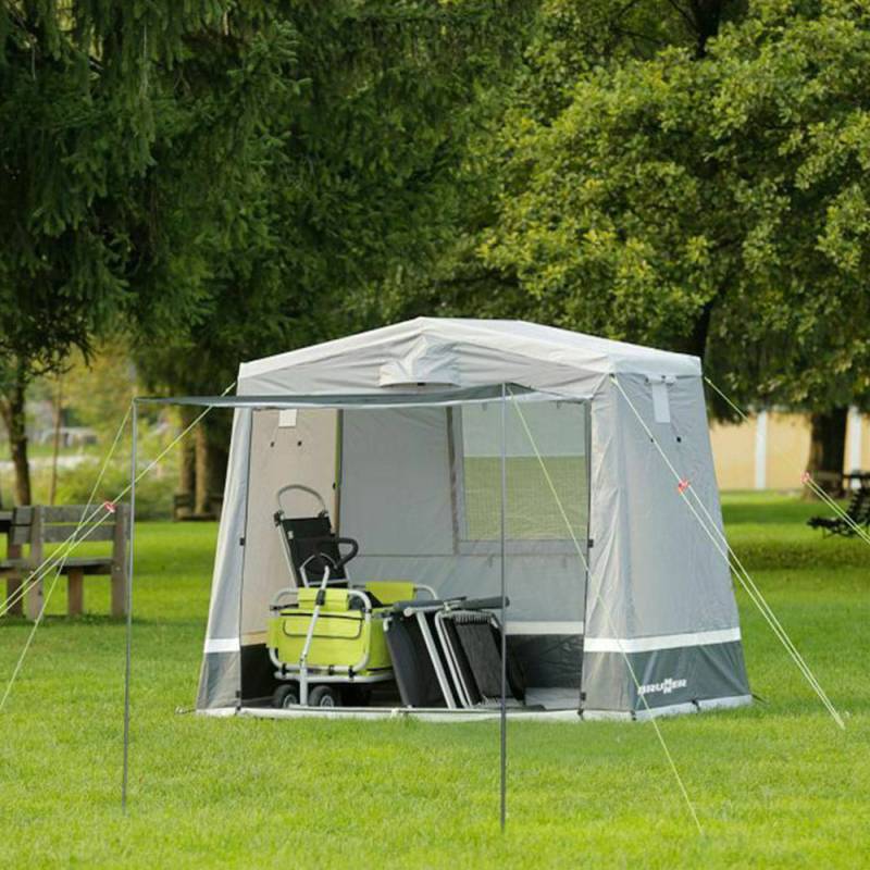 BRUNNER Lagerzelt Storage Plus Camping Küchen Zelt Umkleide Geräte Beistellzelt von Brunner
