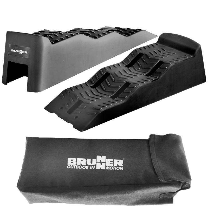 BRUNNER Stufenkeil Set + Tasche Wohnmobil Auffahr Ausgleichs Keil Rampe Caravan von Brunner