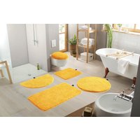 Bruno Banani Badematte "Lana, Badvorleger, Badezimmer Teppich" Höhe 25 mm rutschhemmend beschichtet fußbodenheizungsgeeignet  schnell trocknend  strapazierfähig Badteppich, Badematten, unifarben, auch als 3 teiliges Set & rund von Bruno Banani