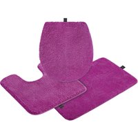 Bruno Banani Badematte "Lana, Badvorleger, Badezimmer Teppich" Höhe 25 mm rutschhemmend beschichtet fußbodenheizungsgeeignet  schnell trocknend  strapazierfähig Badteppich, Badematten, unifarben, auch als 3 teiliges Set & rund von Bruno Banani