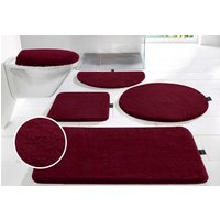 Bruno Banani Badematte "Lana, Badvorleger, Badezimmer Teppich" Höhe 25 mm rutschhemmend beschichtet fußbodenheizungsgeeignet  schnell trocknend  strapazierfähig Badteppich, Badematten, unifarben, auch als 3 teiliges Set & rund von Bruno Banani