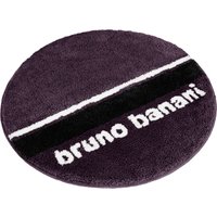 Bruno Banani Badematte "Maja", Höhe 20 mm, rutschhemmend beschichtet, fußbodenheizungsgeeignet-strapazierfähig-schnell trocknend, weiche Haptik, mit Logo, Badematten auch als 3 teiliges Set erhältlich von Bruno Banani