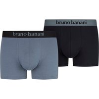 Bruno Banani Boxer "Flowing", (2er Pack), mit kontrastreichem Logobund von Bruno Banani