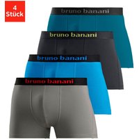 Bruno Banani Boxer, (Packung, 4 St.), mit farbigen Marken-Schriftzug am Bündchen von Bruno Banani