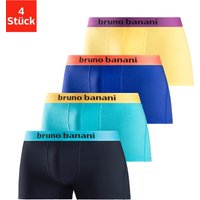 Bruno Banani Boxer, (Packung, 4 St.), mit farbigen Marken-Schriftzug am Bündchen von Bruno Banani
