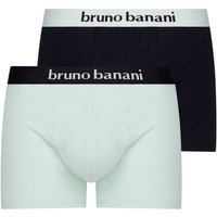 Bruno Banani Boxer "Flowing", (2er Pack), mit kontrastreichem Logobund von Bruno Banani