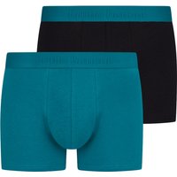 Bruno Banani Boxershorts "FLOWING", (2er Pack), mit kontrastfarbenem Bündchen von Bruno Banani