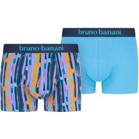 Bruno Banani Boxershorts "Retro Pants", (2er Pack), mit stylischen Mustern von Bruno Banani