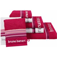 Bruno Banani Handtuch Set "Maja, 1 Duschtuch, 2 Handtücher, 2 Gästehandtücher, 2 Waschhandschuhe", (Set, 7 St., 1 Duschtuch-2 Handtücher-2 Gästetücher-2 Waschhandschuhe) von Bruno Banani