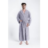 Bruno Banani Herrenbademantel "Danny, Normallänge & Überlänge, auch in extra lang, Hotelbademantel" 1 Stk. tlg., mit Logostreifen, Herren Bademantel aus 100% Baumwolle, S-4XL von Bruno Banani