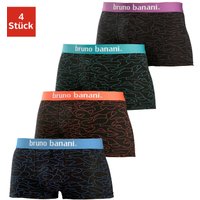 Bruno Banani Boxershorts, (Packung, 4 St.), in Hipster-Form uni oder gemustert von Bruno Banani