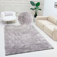 Bruno Banani Hochflor-Teppich "Dana Teppich", rechteckig, uni, weich, Mikrofaser Teppiche, Wohnzimmer, Schlafzimmer, Esszimmer von Bruno Banani