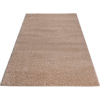 Bruno Banani Hochflor-Teppich "Shaggy Soft", rechteckig, gewebt, Uni Farben, besonders weich und kuschelig von Bruno Banani