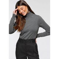 Bruno Banani Rollkragenpullover, mit Metalllogo-NEUE FARBEN von Bruno Banani