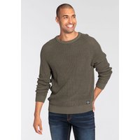 Bruno Banani Rundhalspullover, mit besonderer Struktur Bruno Banani Rundhalspullover, mit besonderer Struktur von Bruno Banani