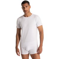 Bruno Banani Rundhalsshirt "FINE RIB" Feinripp, Kurzarm, Rundhalsausschnitt, Cotton-Mix von Bruno Banani