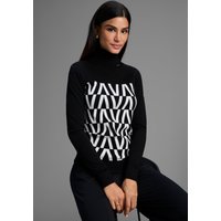 Bruno Banani Stehkragenpullover in grafischem Strickmuster - NEUE KOLLEKTION von Bruno Banani