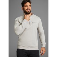 Bruno Banani Sweatshirt, mit Troyer Kragen von Bruno Banani