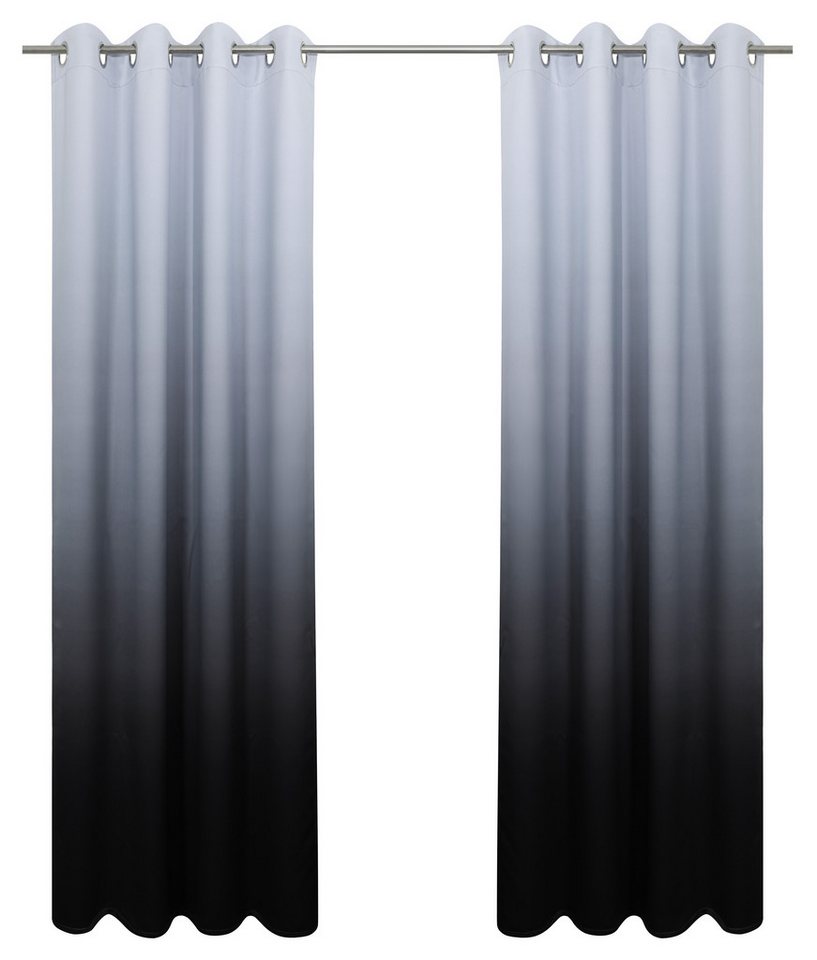 Bruno Banani Verdunkelungsvorhang Clemton (1 St), Ösen, verdunkelnd, Polyester, Verdunkelung, Schutz, Privatsphäre, blickdichter Vorhang von Bruno Banani