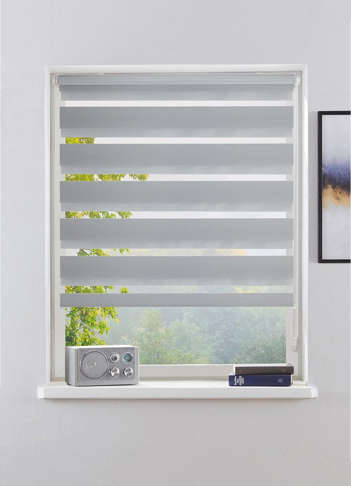 Doppelrollo KIAN, Bruno Banani, Lichtschutz, ohne Bohren, freihängend, Klemmfix, Klemmfix Doppelrollo- NEUHEIT! von Bruno Banani