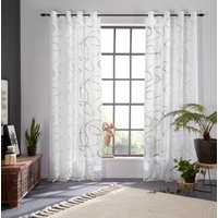 Bruno Banani Gardine "Tilo" Ösen 1 Stk. tlg. transparent, Ausbrenner, gewebt, verschiedene Größen Bruno Banani Gardine "Tilo" Ösen 1 Stk. tlg. transparent, Ausbrenner, gewebt, verschiedene Größen von Bruno Banani