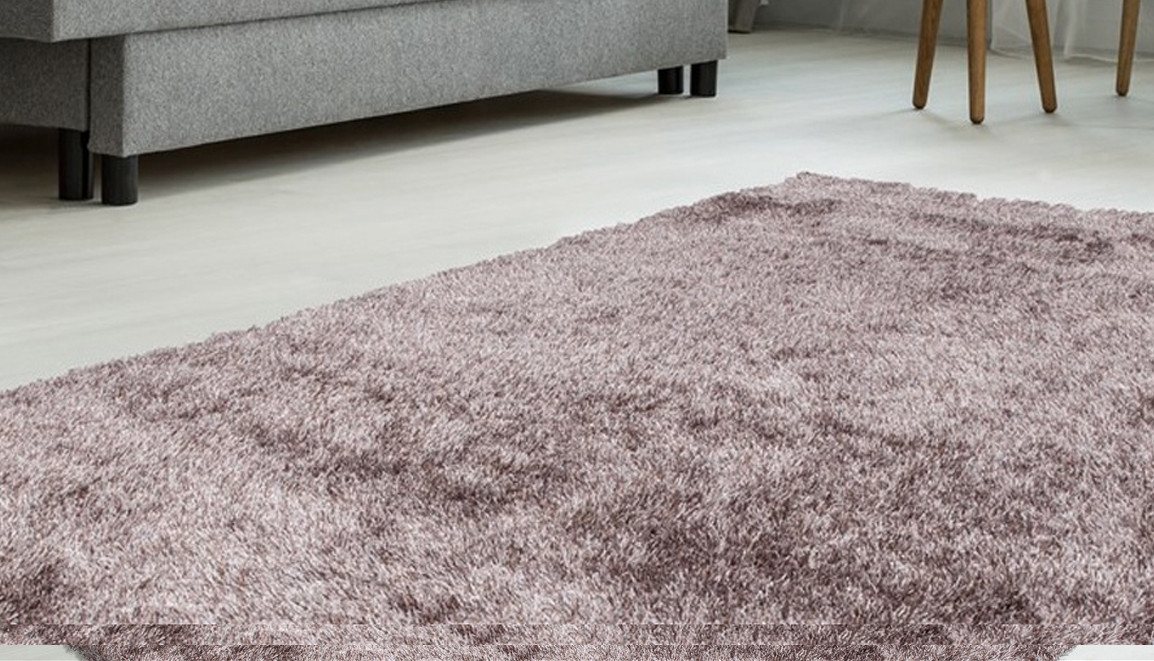 Bruno Banani Hochflor-Teppich Alga, rechteckig, Höhe: 40 mm, Uni, Shaggy, Langflor, besonders weich und kuschelig, Wohnzimmer Bruno Banani Hochflor-Teppich Alga, rechteckig, Höhe: 40 mm, Uni, Shaggy, Langflor, besonders weich und kuschelig, Wohnzimmer von Bruno Banani