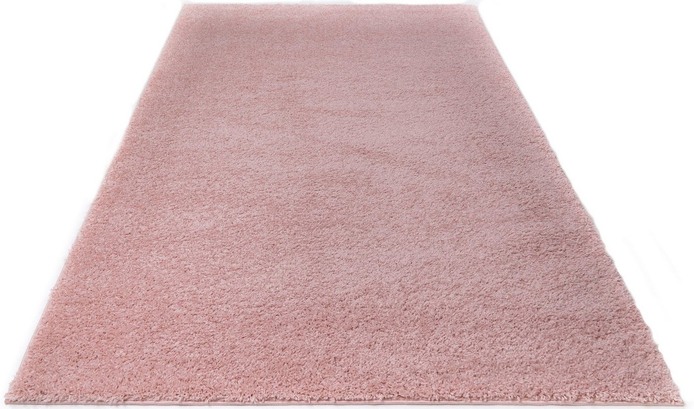 Bruno Banani Hochflor-Teppich Shaggy Soft, rechteckig, Höhe: 30 mm, gewebt, Uni Farben, besonders weich und kuschelig, Kundenliebling Bruno Banani Hochflor-Teppich Shaggy Soft, rechteckig, Höhe: 30 mm, gewebt, Uni Farben, besonders weich und kuschelig, Kundenliebling von Bruno Banani