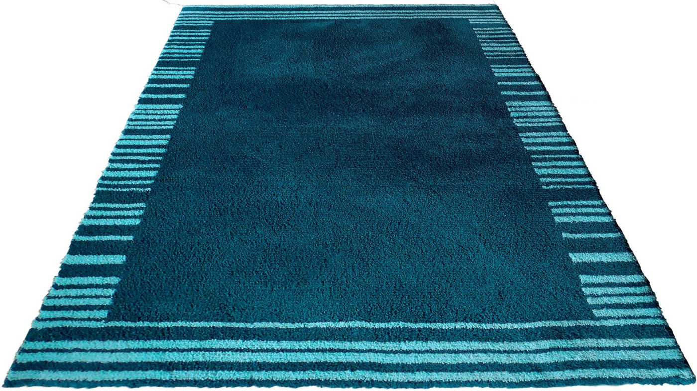 Teppich Cameo, Bruno Banani, rechteckig, Höhe: 20 mm, angenehme Haptik, mit Bordüre, Wohnzimmer, Schlafzimmer, Kinderzimmer von Bruno Banani