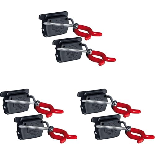 Bruns 2 Gerätehalter passend Führungsschiene oder als Einzelmontage (Packung mit 3) von Bruns