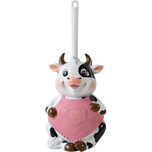 Brxmpn Kompakte Toilettenbürste, Badezimmer-neuheit, Toilettenbürstenhalter, Cartoon-Frosch, Kuh, AFFE, Harz, Toilettenschrubber-Set, Toilettenbürsten-reinigungswerkzeug Brxmpn Kompakte Toilettenbürste, Badezimmer-neuheit, Toilettenbürstenhalter, Cartoon-Frosch, Kuh, AFFE, Harz, Toilettenschrubber-Set, Toilettenbürsten-reinigungswerkzeug von Brxmpn