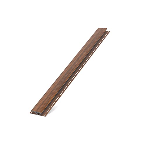 Bryza Kunststoffpaneele Nussbaum Classic Holzoptik 1,50m Wandpaneele Deckenpaneele Innen und Außen Unterdachpaneele Dachkasten Wandverkleidung (H- Verbindungsleiste 1,50m) von Bryza