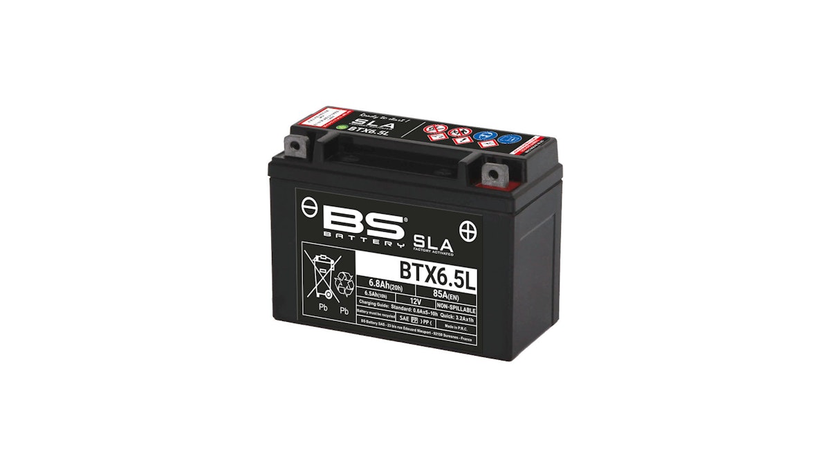 BS-Battery Batterie BS-Battery, SLA, versiegelt, BS-Battery Batterie "YTX6.5L" von Bs Battery
