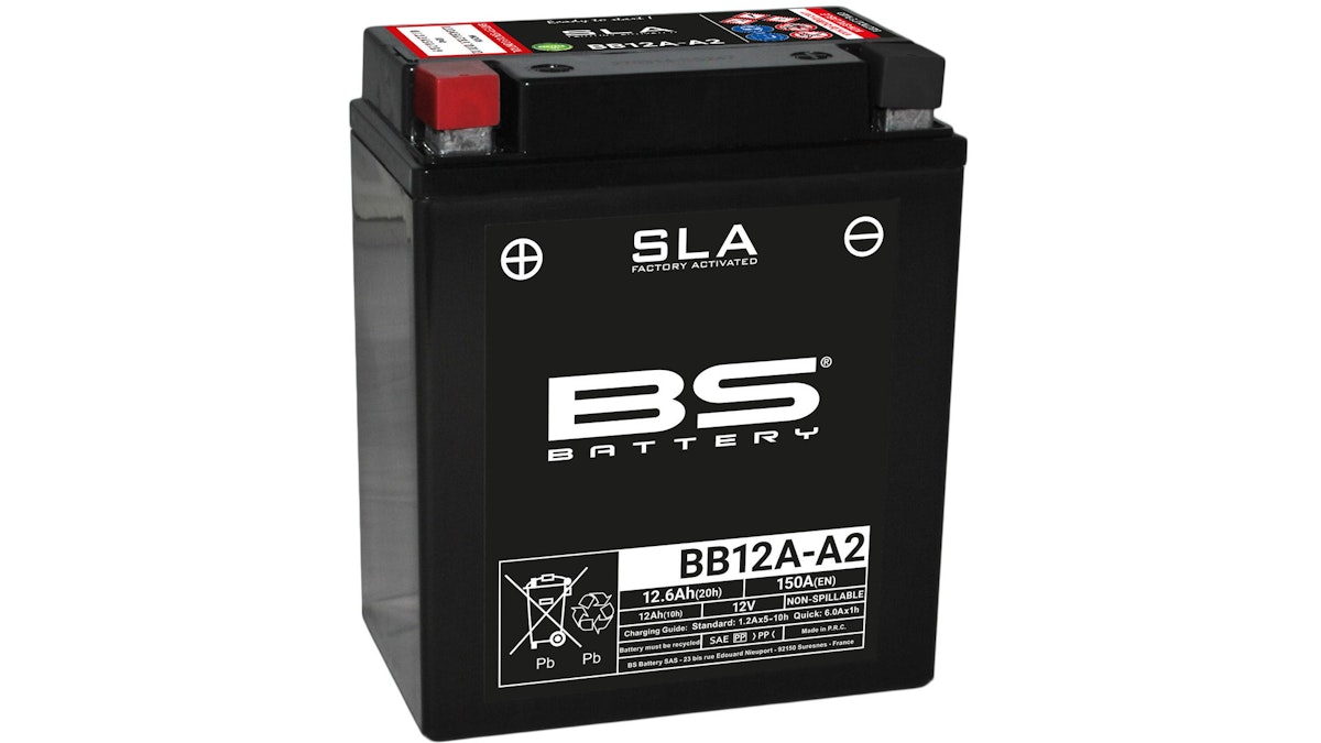 BS-Battery Batterie BS-Battery, SLA, versiegelt, Batterie "YB12A-A2" von Bs Battery