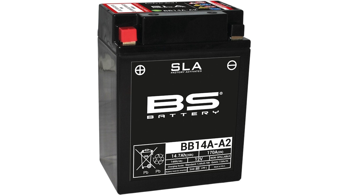 BS-Battery Batterie BS-Battery, SLA, versiegelt, Batterie "YB14A-A2" ETN: 514 401 019 von Bs Battery