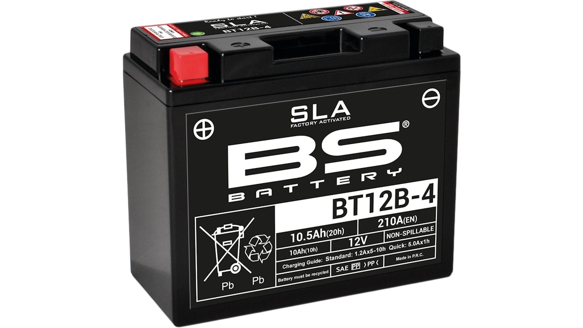 BS-Battery Batterie BS-Battery, SLA, versiegelt, Batterie "YT12B-4" ETN: 512 901 019 von Bs Battery