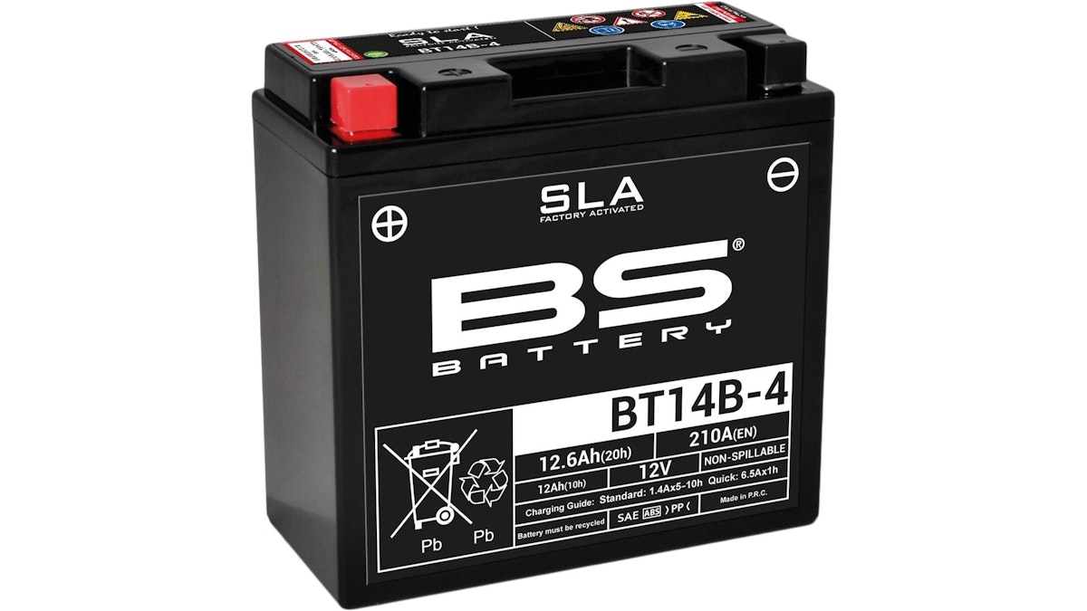 BS-Battery Batterie BS-Battery, SLA, versiegelt, Batterie "YT14B-4" ETN: 512 903 013 von Bs Battery