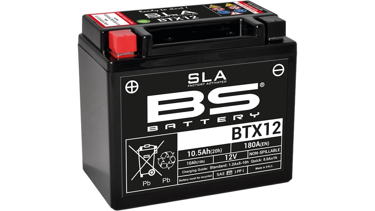 BS-Battery Batterie BS-Battery, SLA, versiegelt, Batterie "YTX12-BS" ETN: 510 012 009 von Bs Battery